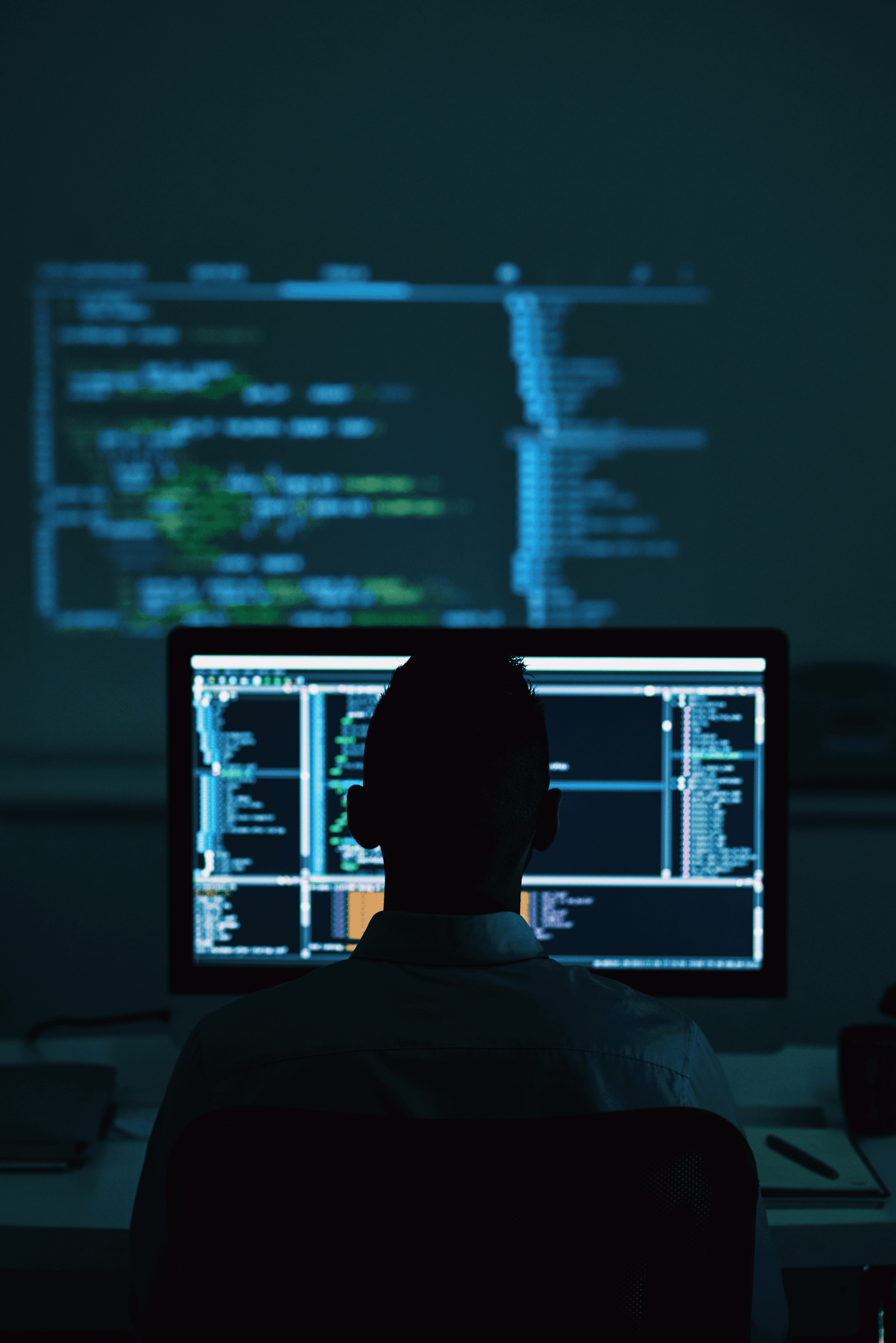 Soyut dijital arayüz hissi